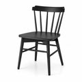 Chaise en Bois Noir Massif